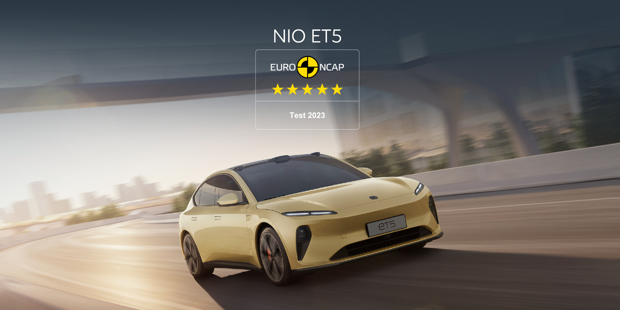 NIO ET5 och NIO EL7 får fem stjärnor i Euro NCAP